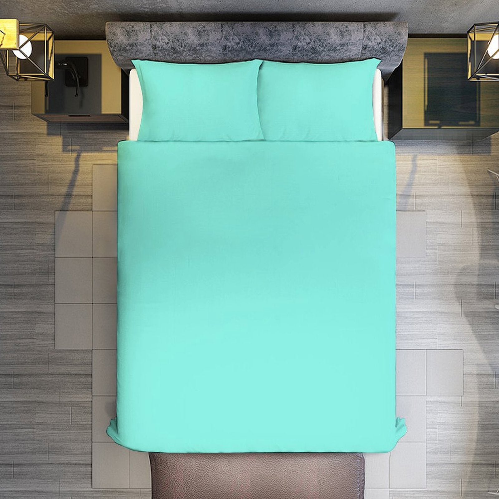 3-Piece Bedding Set (1 Duvet Cover + 2 Pillow Shams) 3-Piece Bedding Set 102"×90" (1 Quilt Cover + 2 Pillowcases)