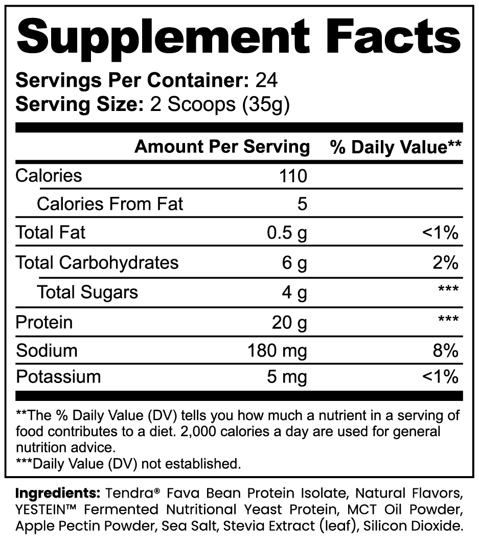 Offensively Blessed 🌺Plant Protein (Vanilla)