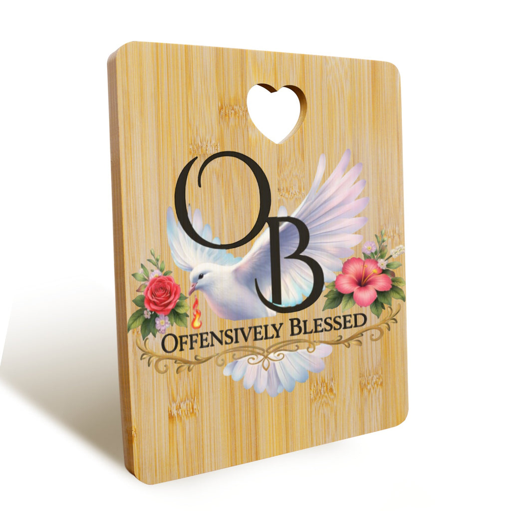 OB Cutting Board Heart-Shaped Cutout Cutting Board