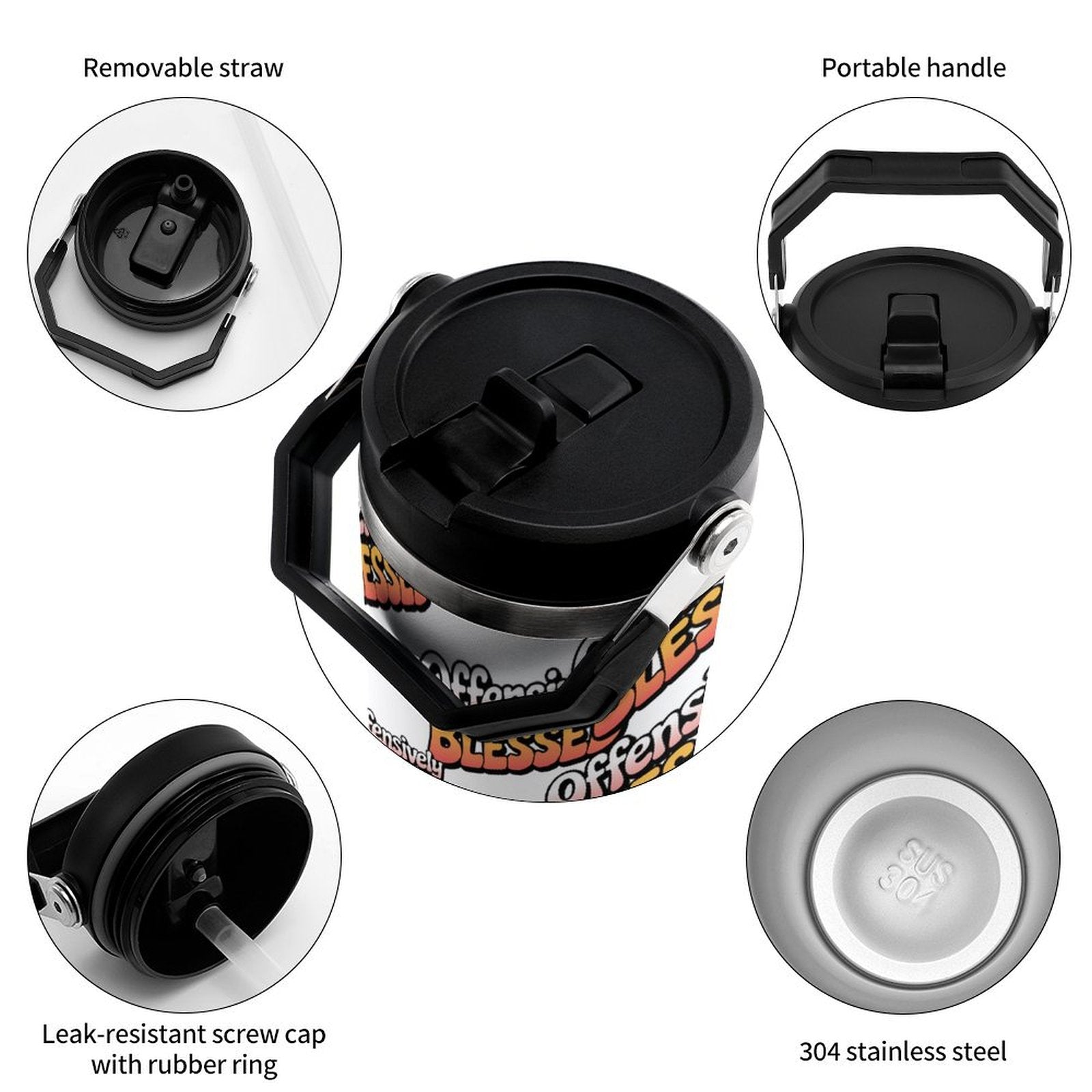 Large capacity car cup 30oz Travel Tumbler (USA)