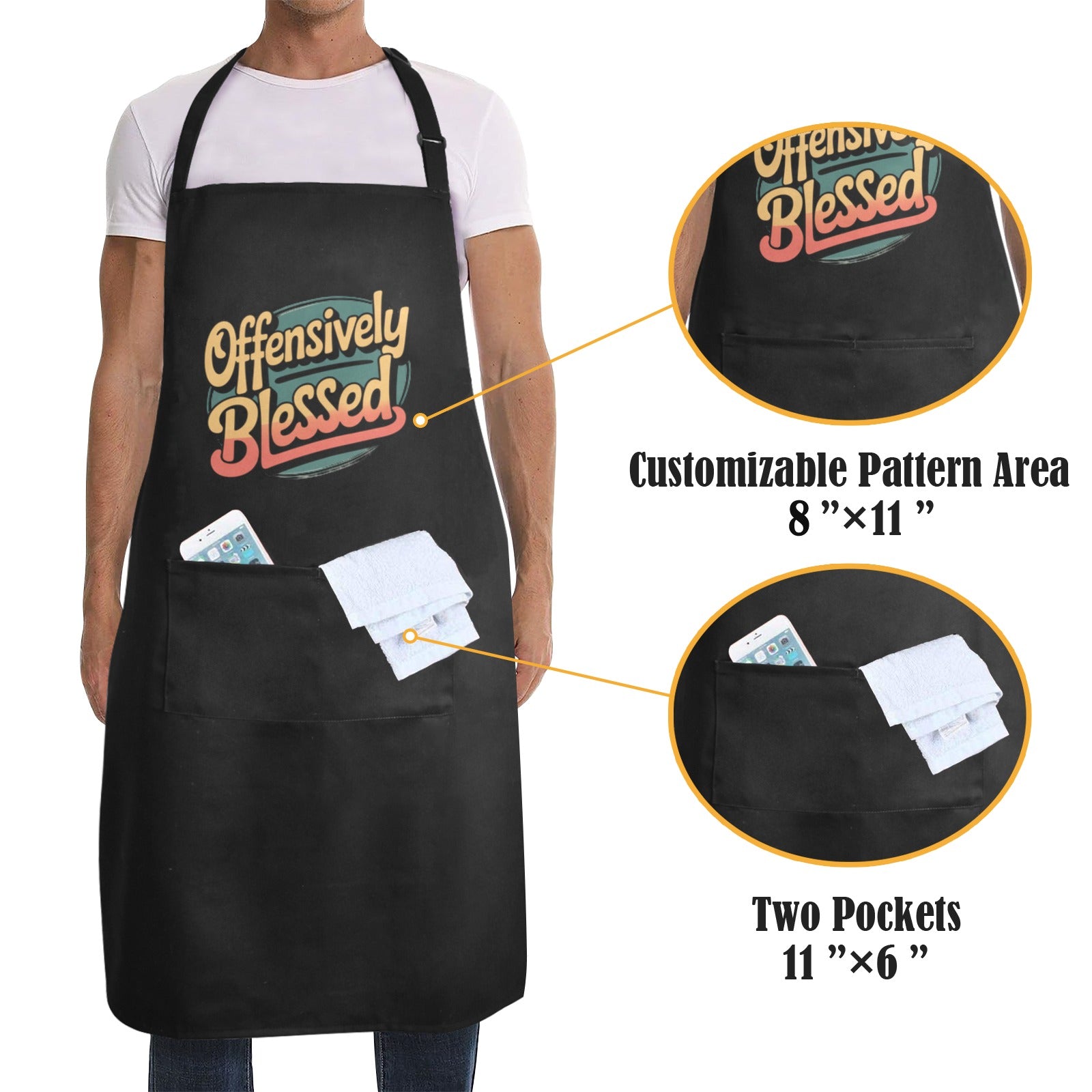 Man apron Waterproof Apron for Men