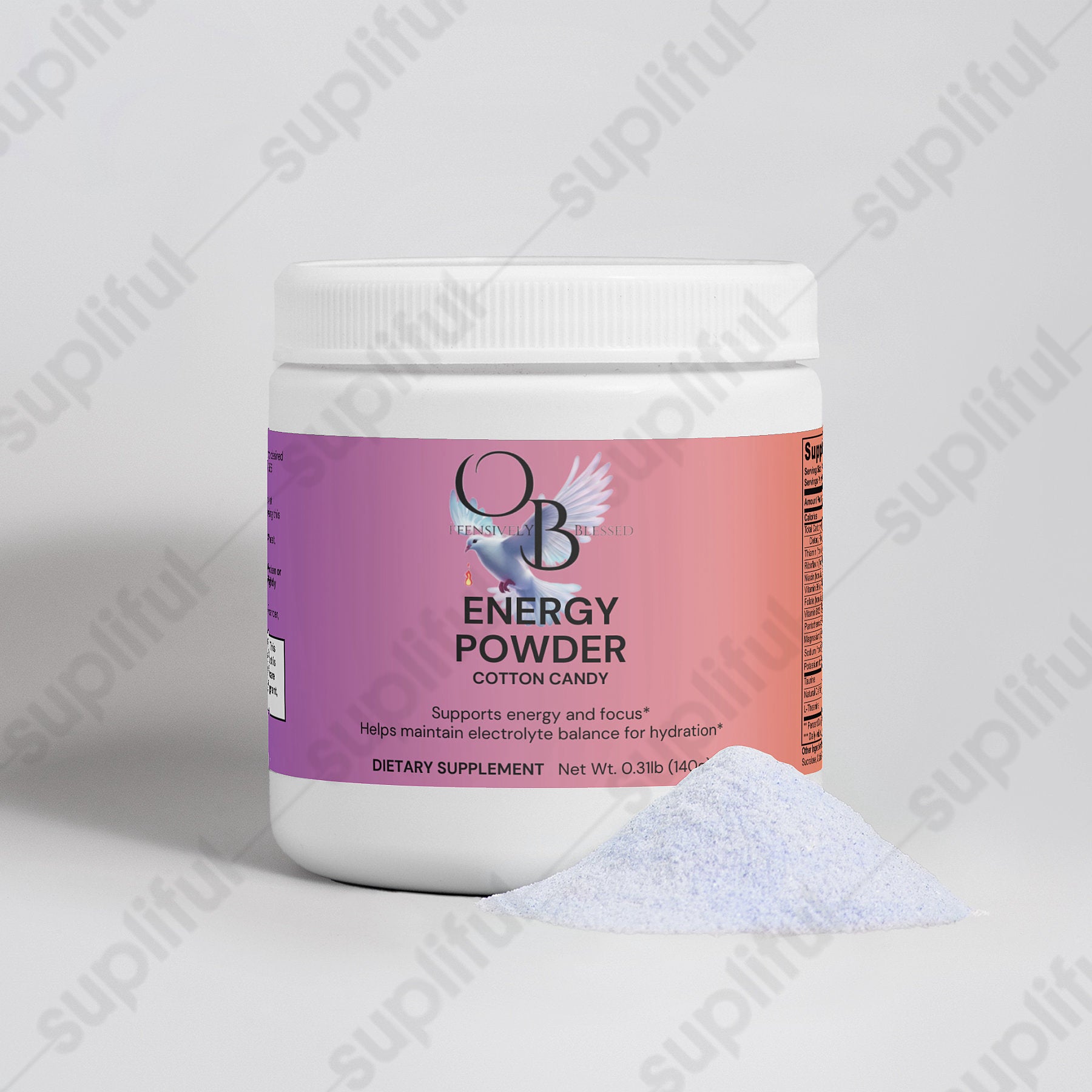 Offensively Blessed Energy Powder (Cotton Candy)