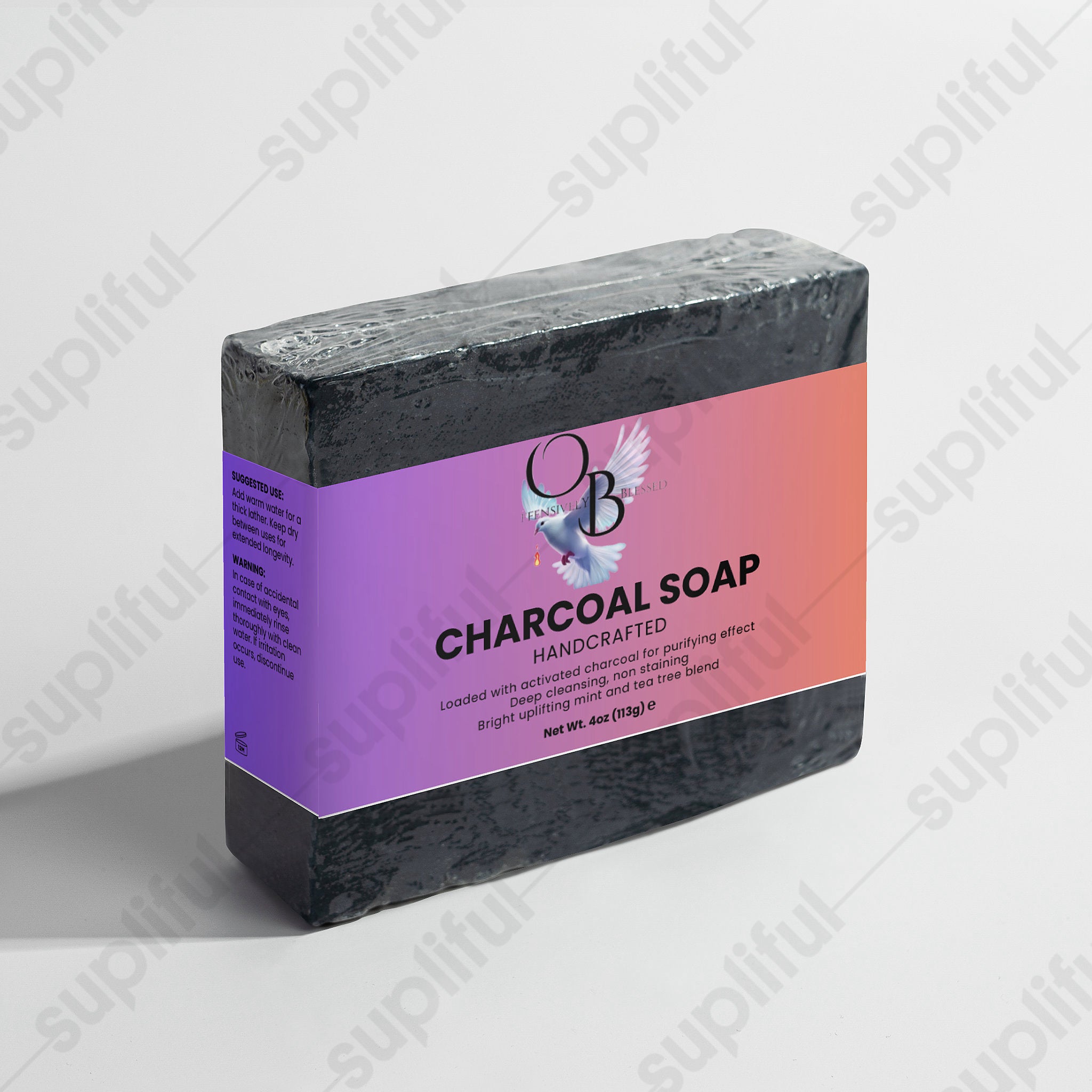 Offensively Blessed 🌺Charcoal Soap
