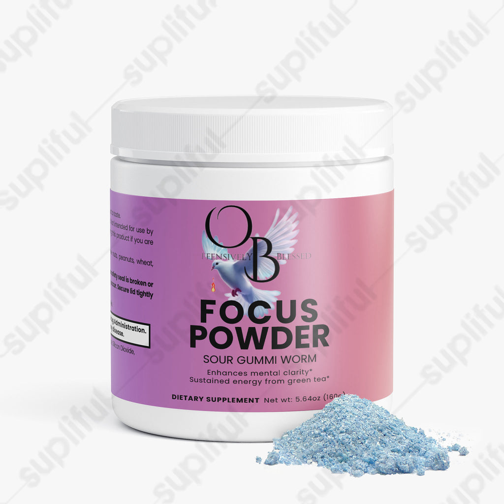Offensively Blessed🌺 Focus Powder (Sour Gummi Worm)