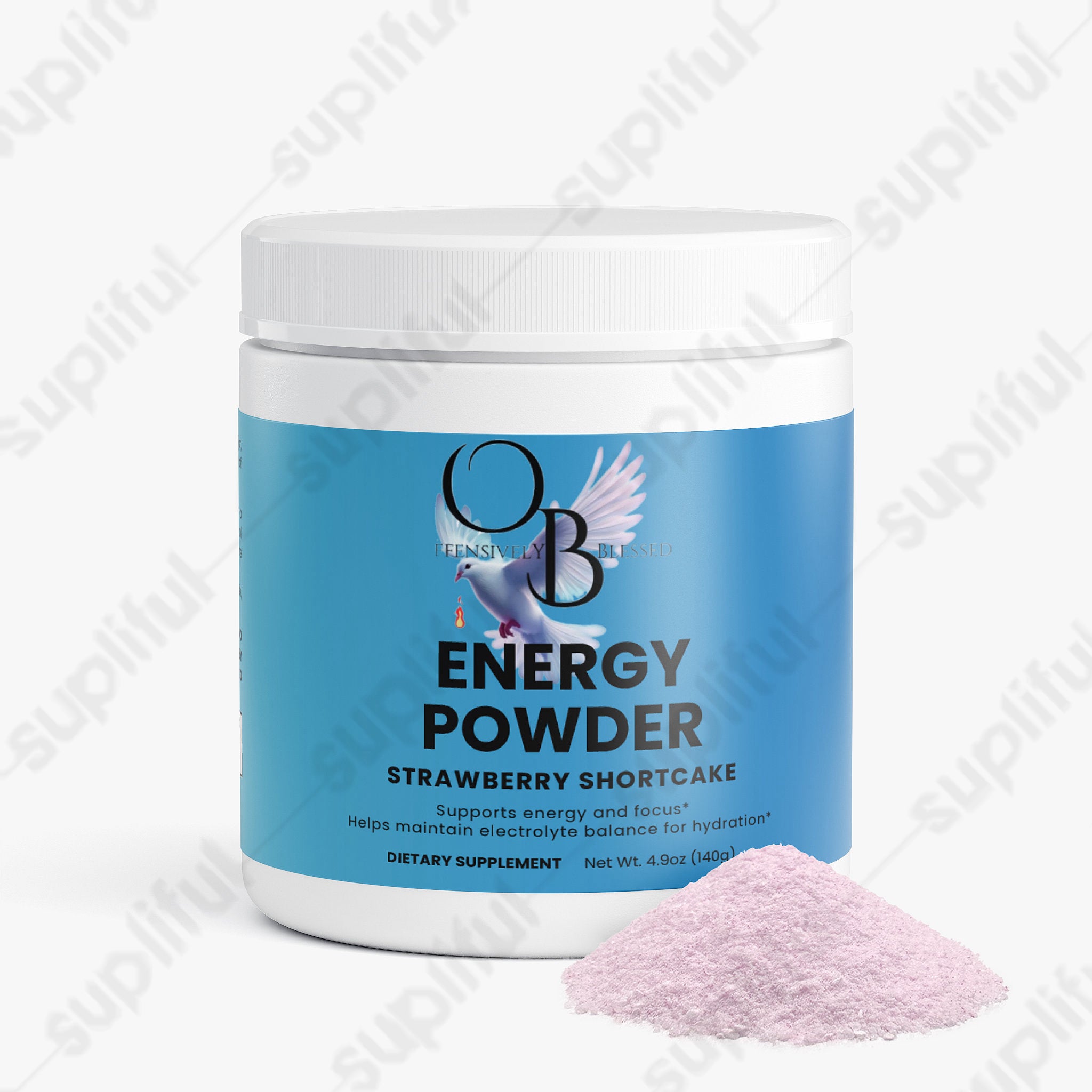 Offensively Blessed🌺Energy Powder (Strawberry Shortcake)