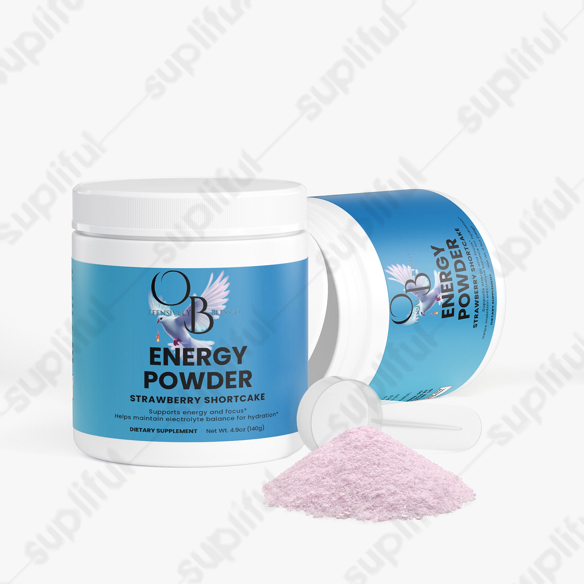 Offensively Blessed🌺Energy Powder (Strawberry Shortcake)