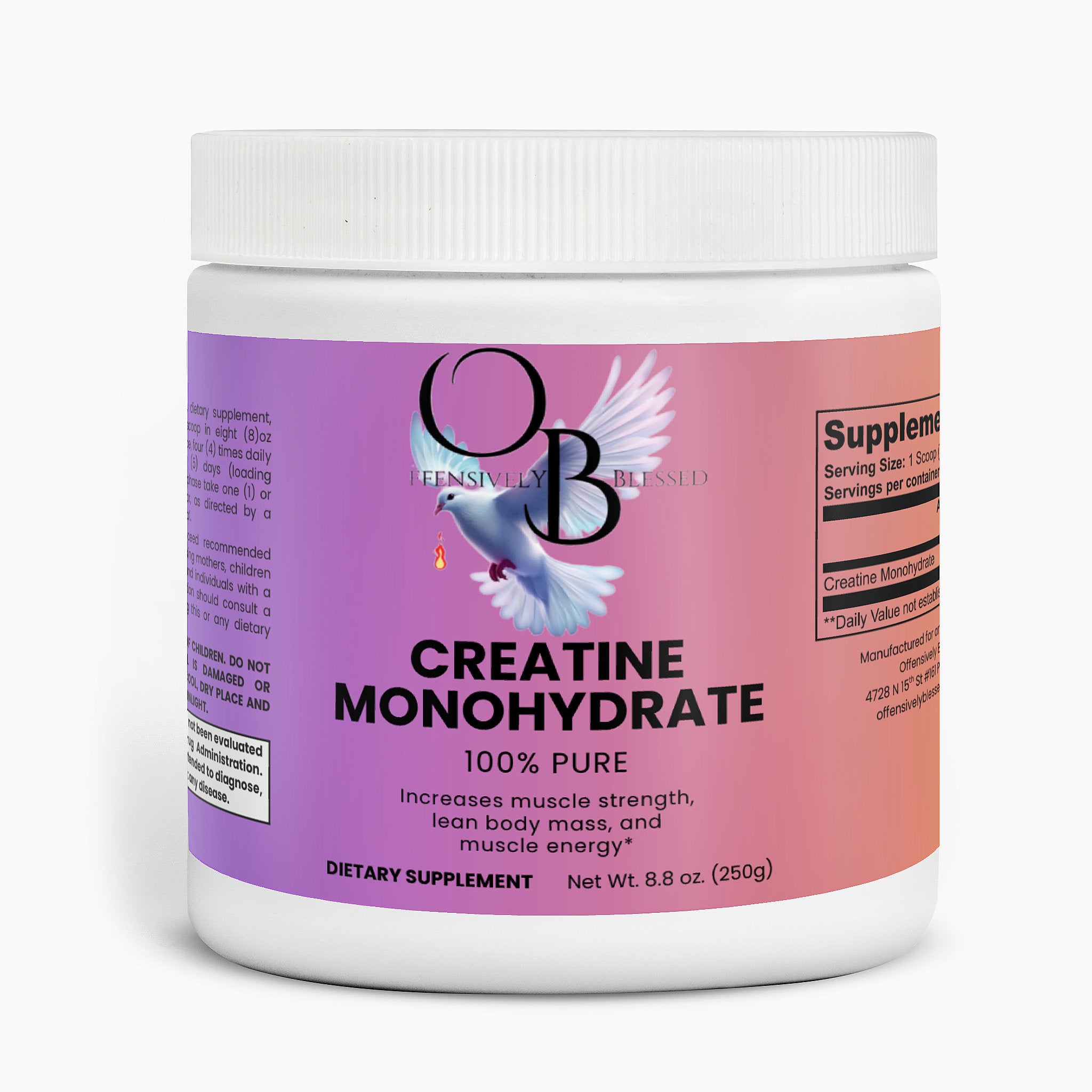Offensively Blessed 🌺Creatine Monohydrate
