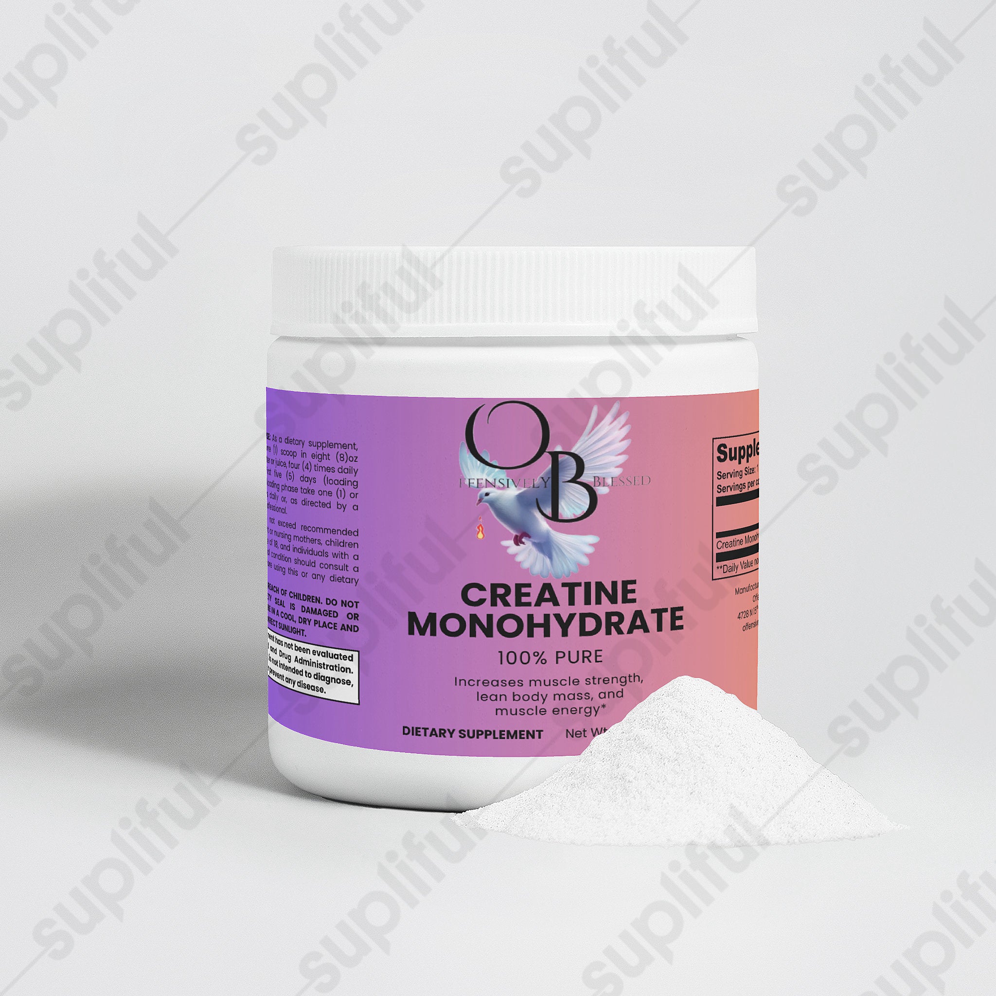 Offensively Blessed 🌺Creatine Monohydrate