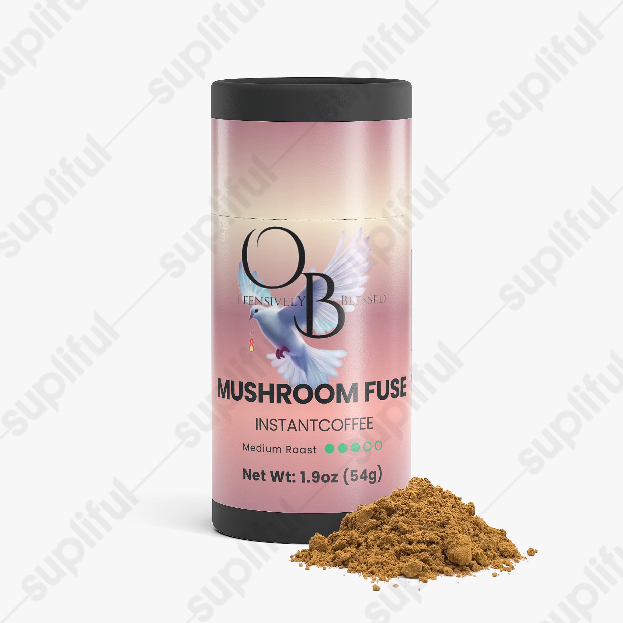 Offensively Blessed 🌺Mushroom Fuse Instant Coffee (Medium Roast)