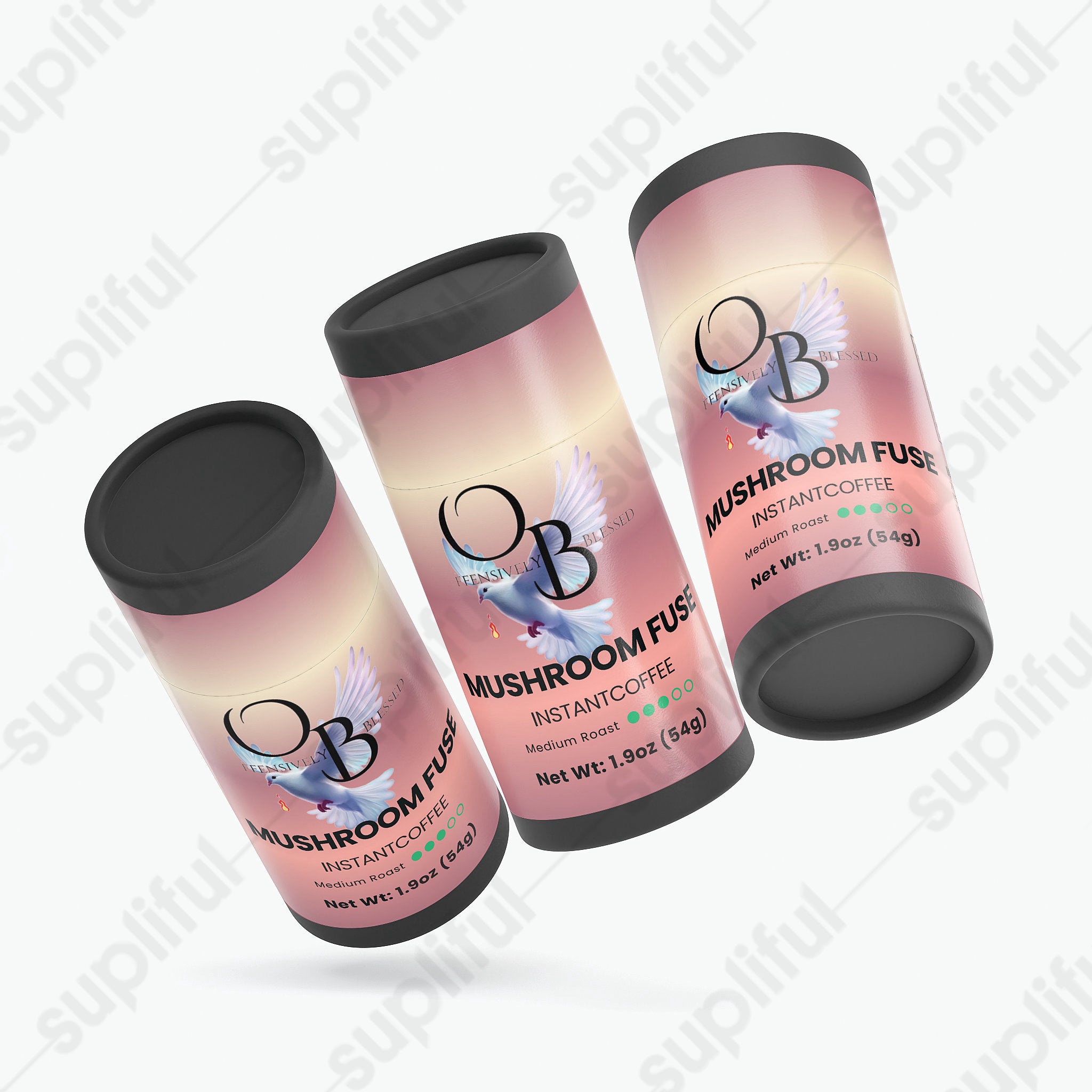 Offensively Blessed 🌺Mushroom Fuse Instant Coffee (Medium Roast)