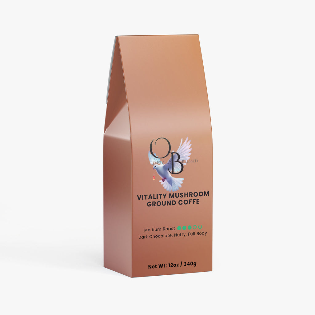 Offensively Blessed 🌺Vitality Mushroom Coffee (Medium Roast)