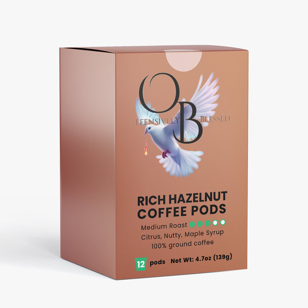 Offensively Blessed 🌺Rich Hazelnut Coffee Pods (Medium Roast)