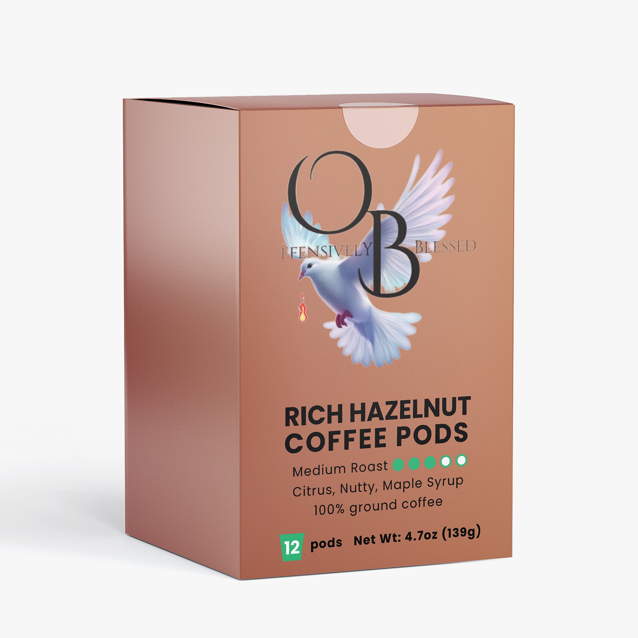Offensively Blessed 🌺Rich Hazelnut Coffee Pods (Medium Roast)
