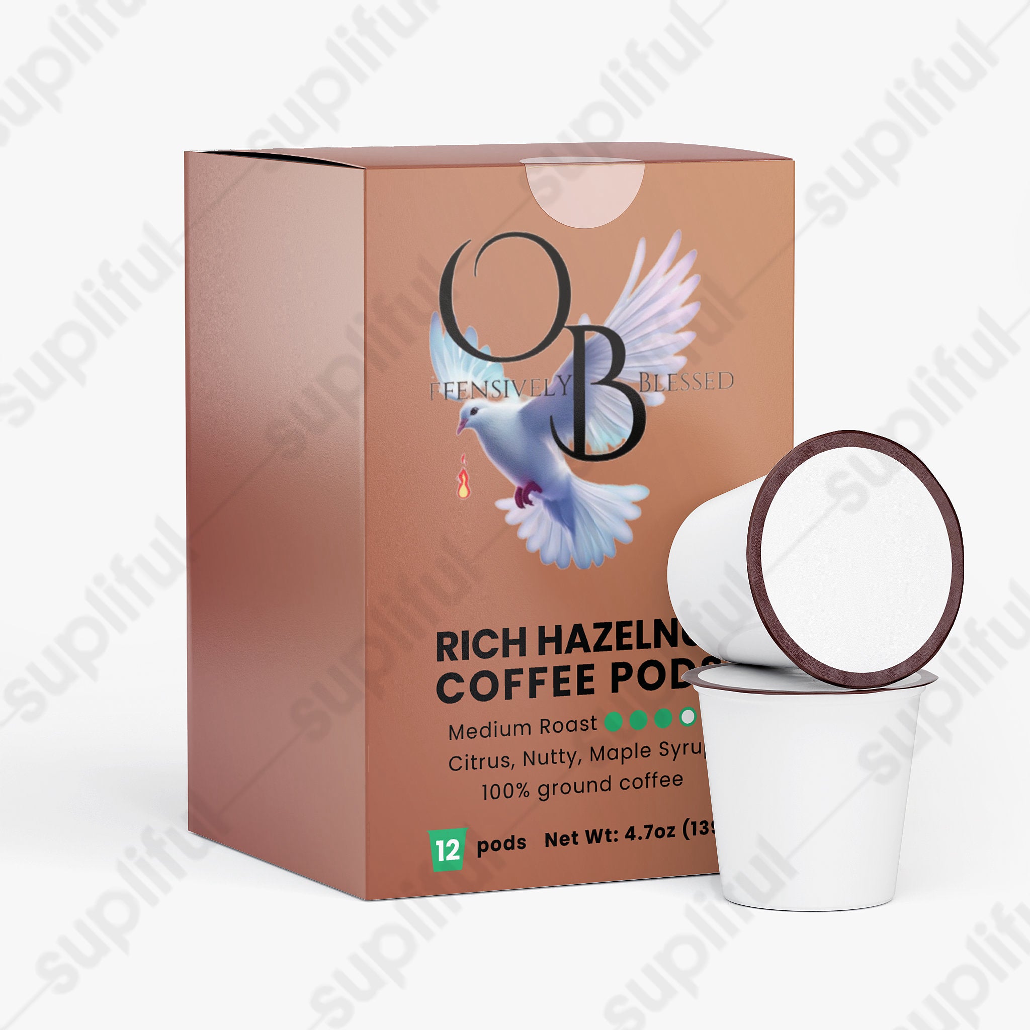 Offensively Blessed 🌺Rich Hazelnut Coffee Pods (Medium Roast)