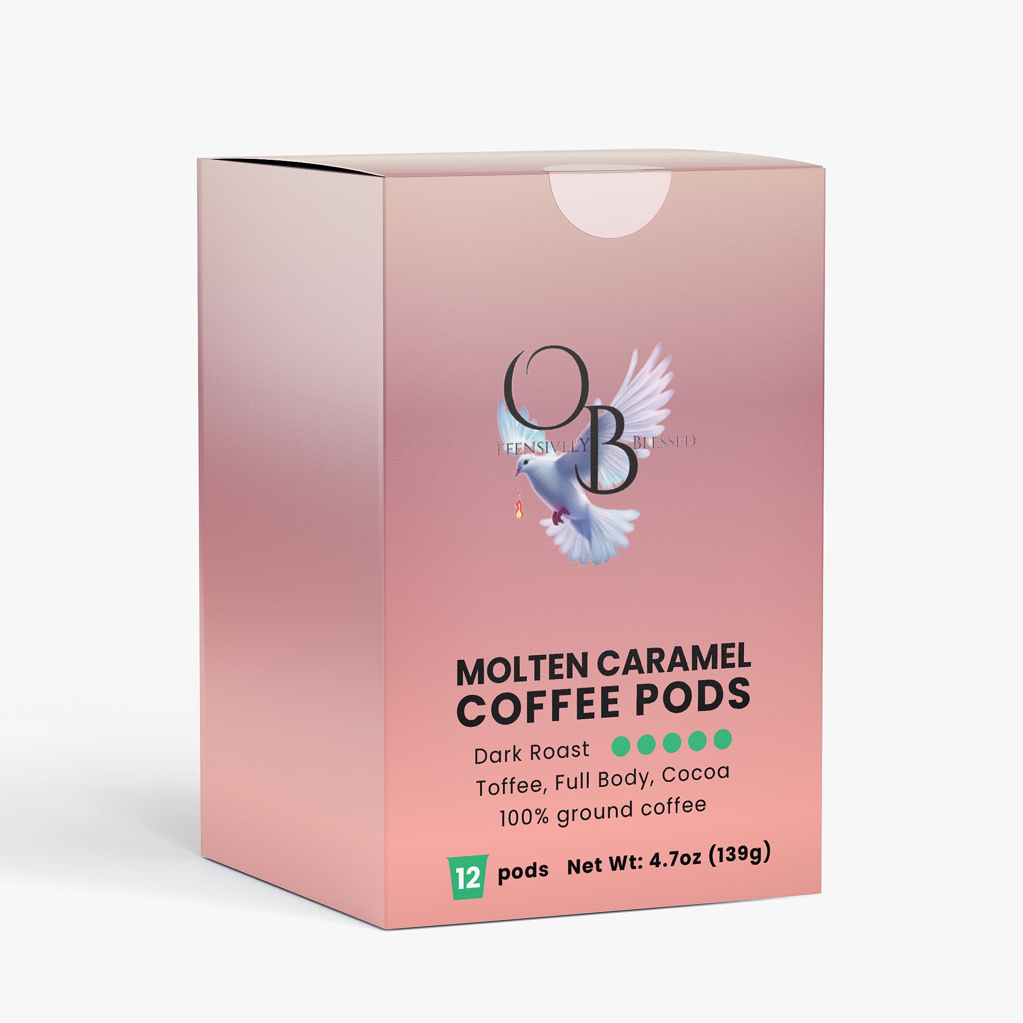 Offensively Blessed🌺 Molten Caramel Coffee Pods (Dark Roast)