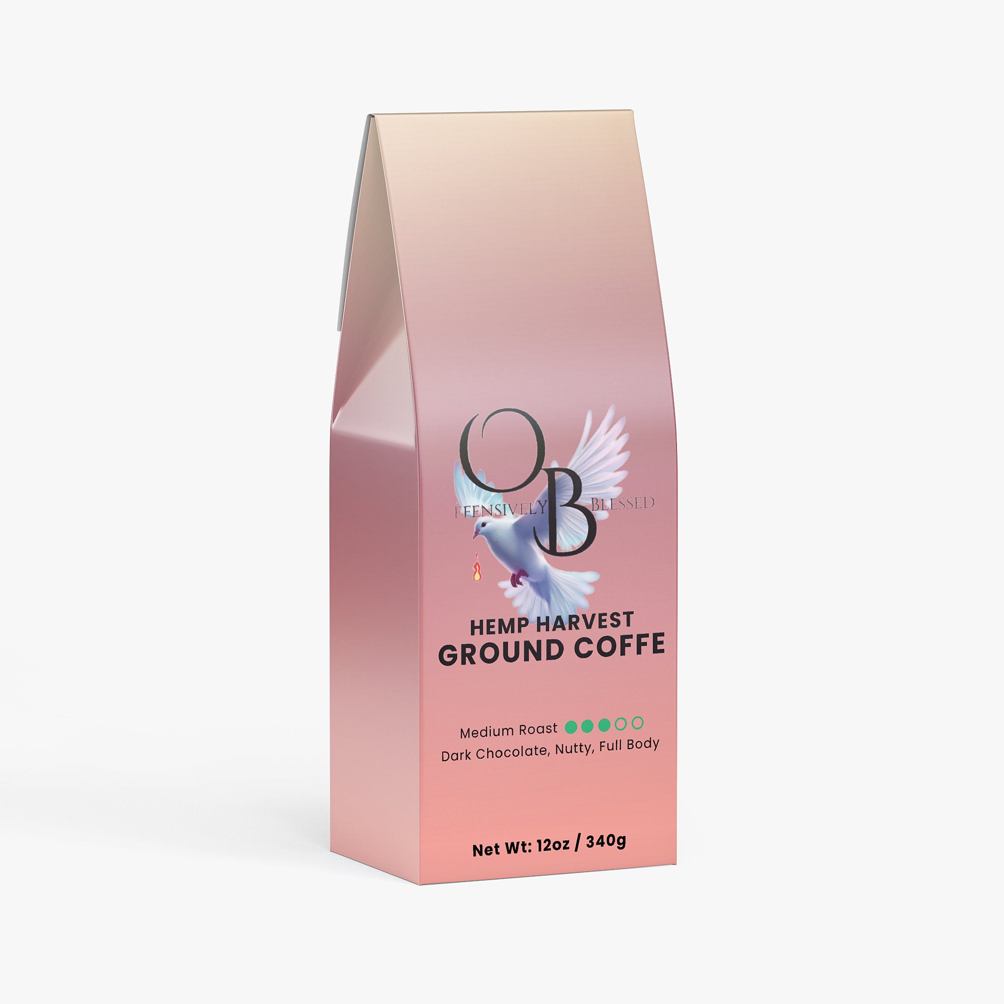 Offensively Blessed 🌺Hemp Harvest Coffee (Medium Roast)