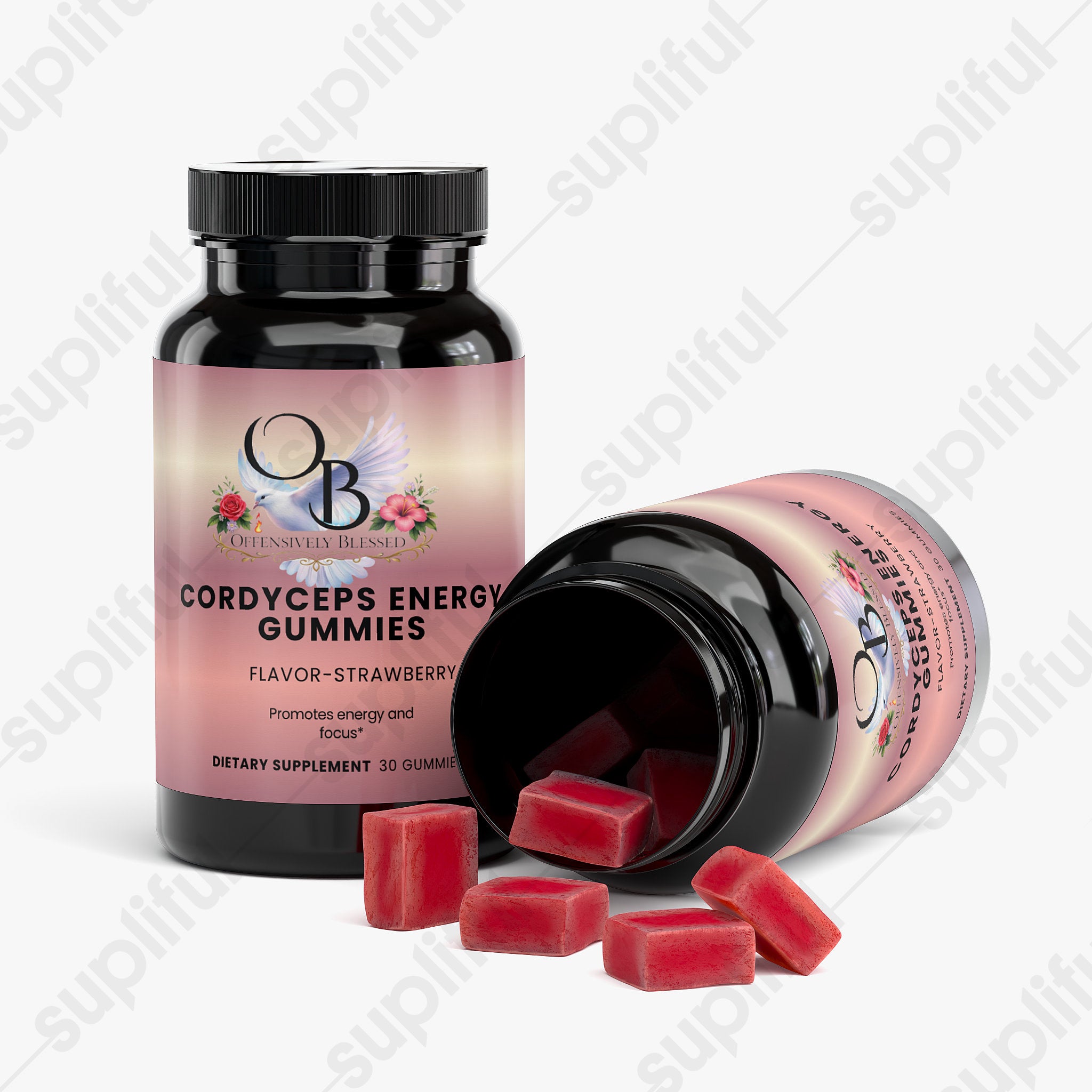 Offensively Blessed🌺Cordyceps Energy Gummies