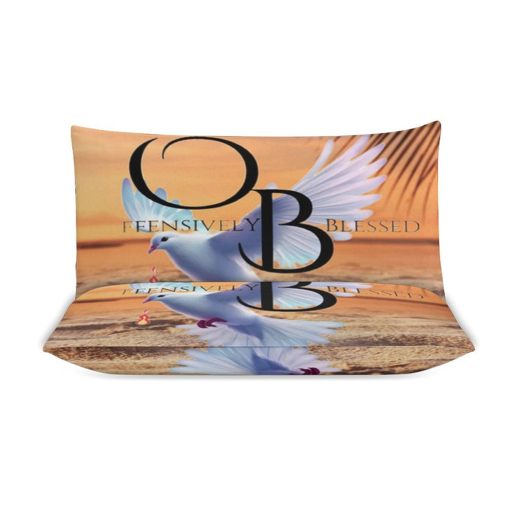 3-Piece Bedding Set (1 Duvet Cover + 2 Pillow Shams) 3-Piece Bedding Set 102"×90" (1 Quilt Cover + 2 Pillowcases)