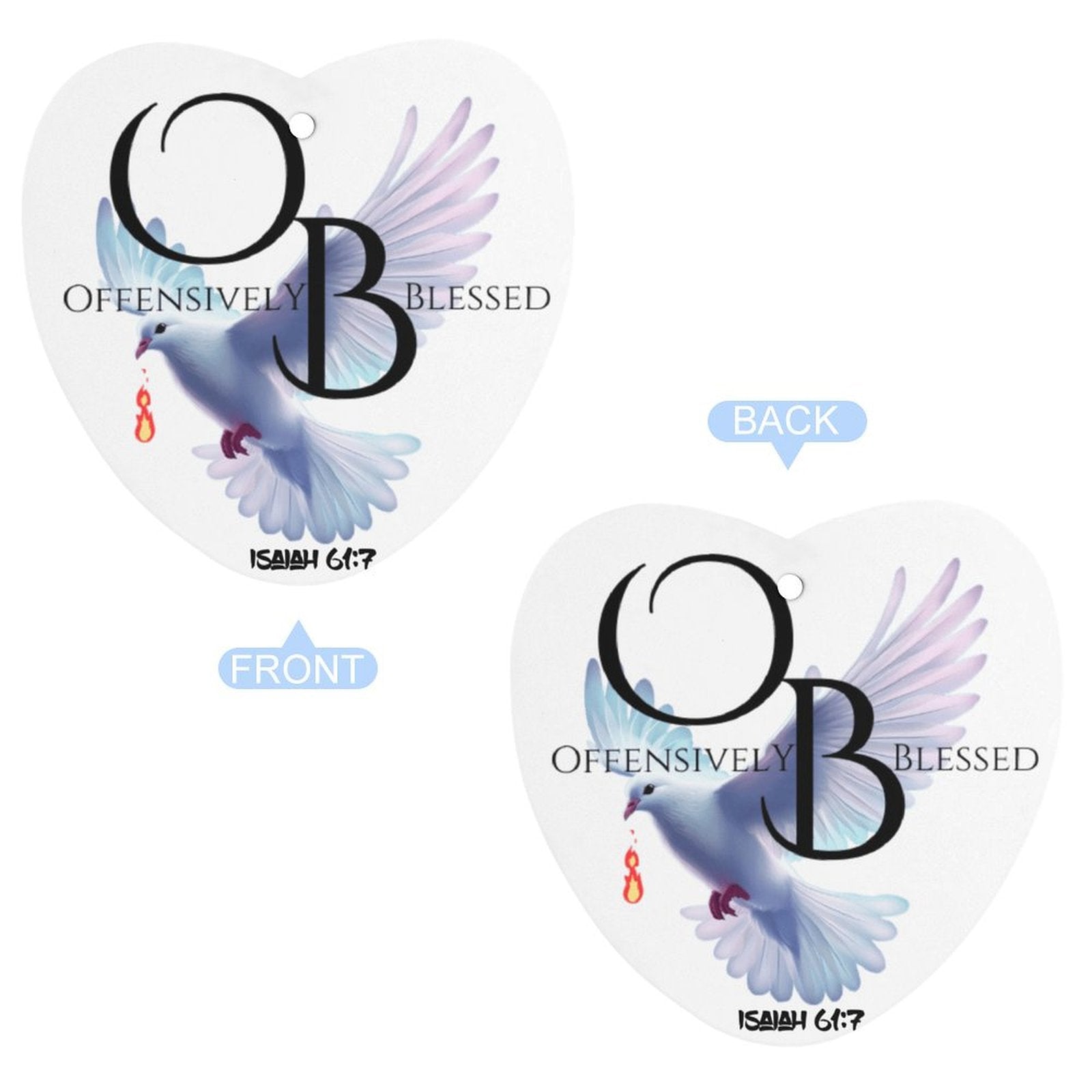 Car Aromatherapy Tablets Car Air Freshener (Five Pcs)(Heart/Rhombus)