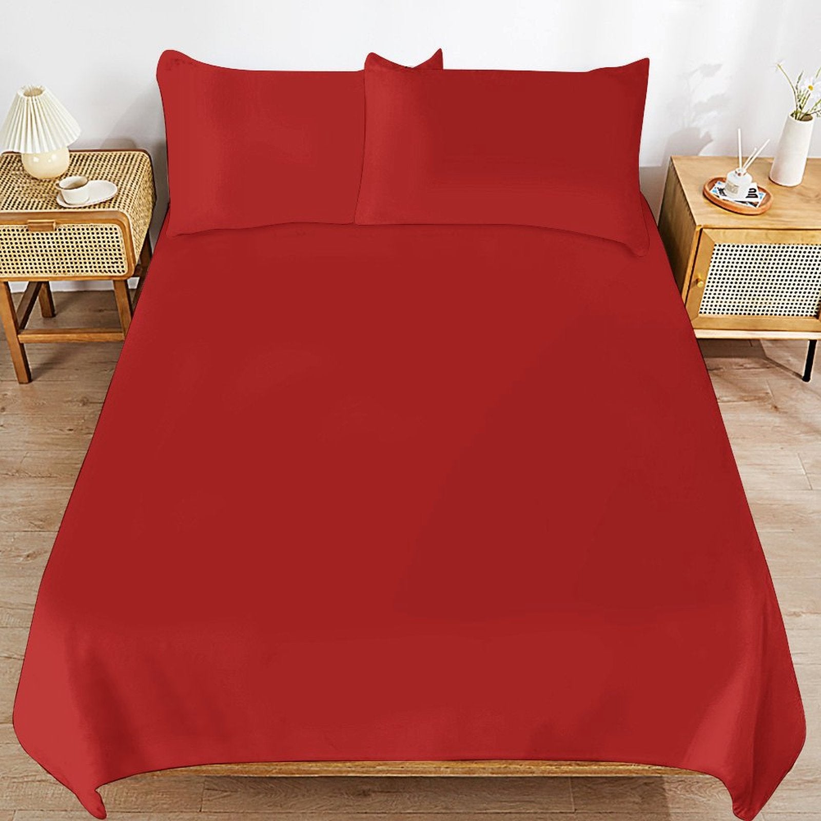 3-Piece Bedding Set (1 Duvet Cover + 2 Pillow Shams) 3-Piece Bedding Set 102"×90" (1 Quilt Cover + 2 Pillowcases)