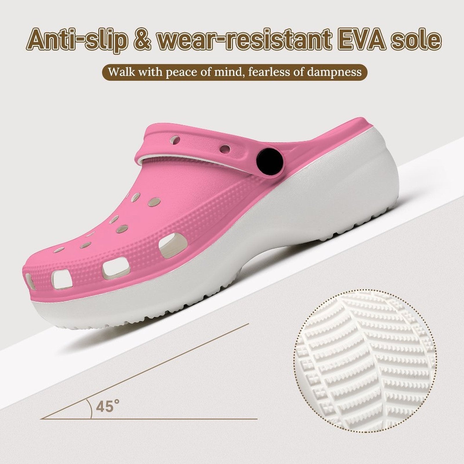Women's High-heeled Clogs