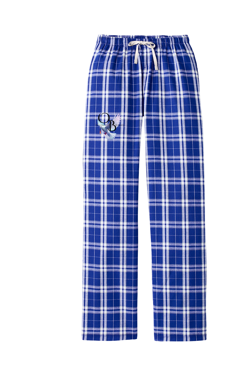 Offensively Blessed Womens Flannel Plaid Pant