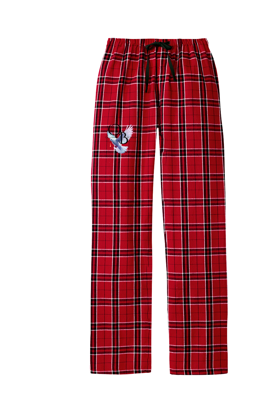Offensively Blessed Womens Flannel Plaid Pant