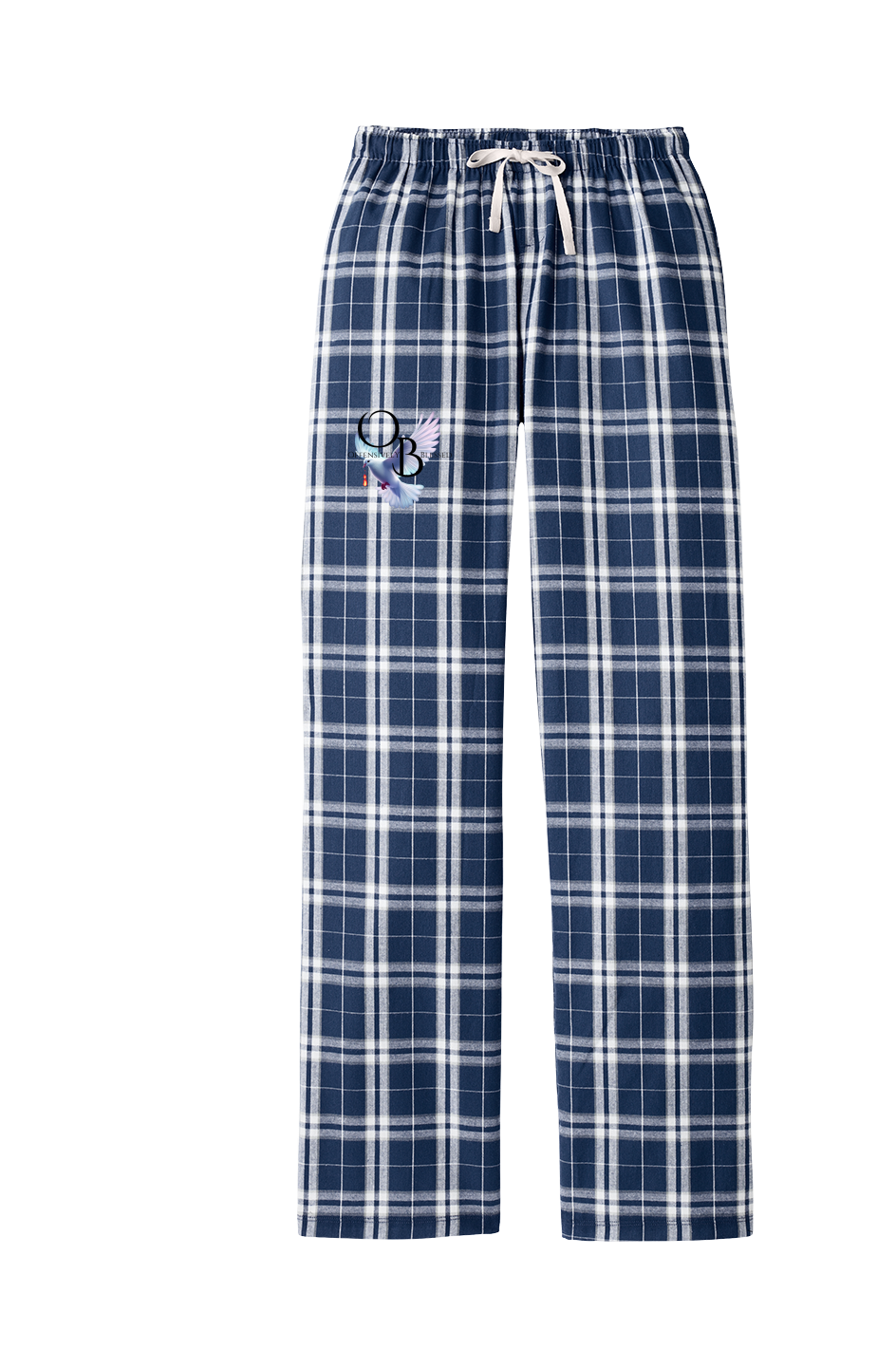 Offensively Blessed Womens Flannel Plaid Pant