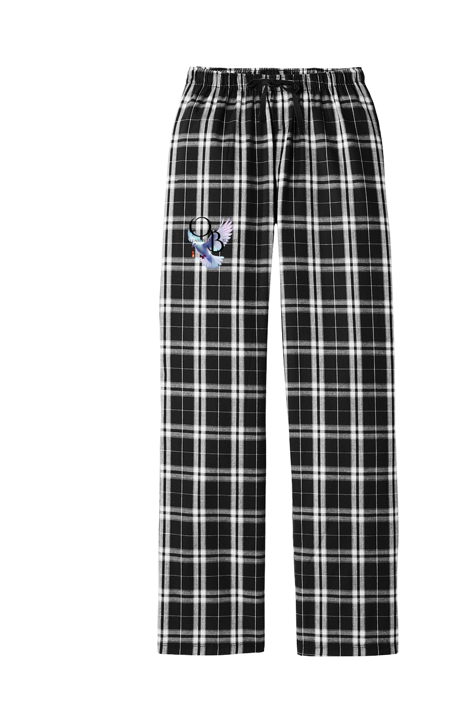 Offensively Blessed Womens Flannel Plaid Pant