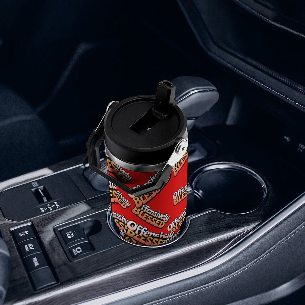 Offensively Blessed🌺 Large capacity car cup 30oz Travel Tumbler (USA)