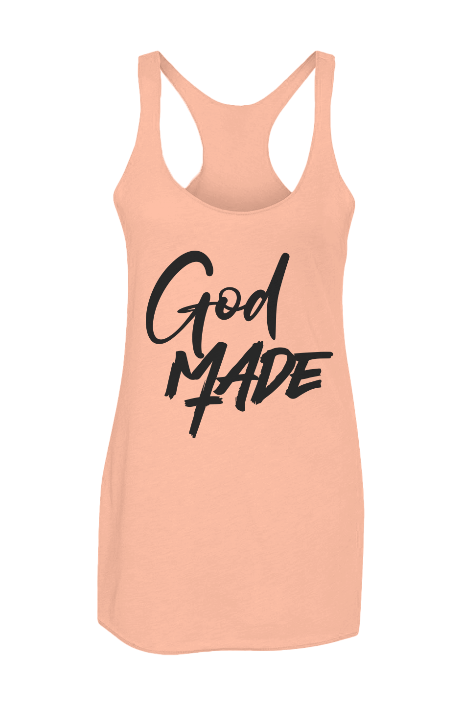 OB God Made Women’s Triblend Racerback Tank