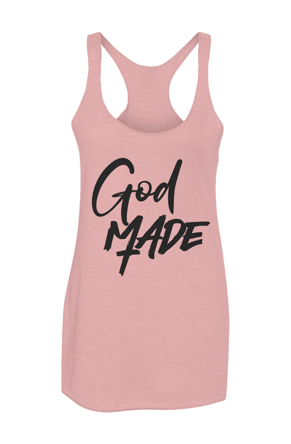 OB God Made Women’s Triblend Racerback Tank