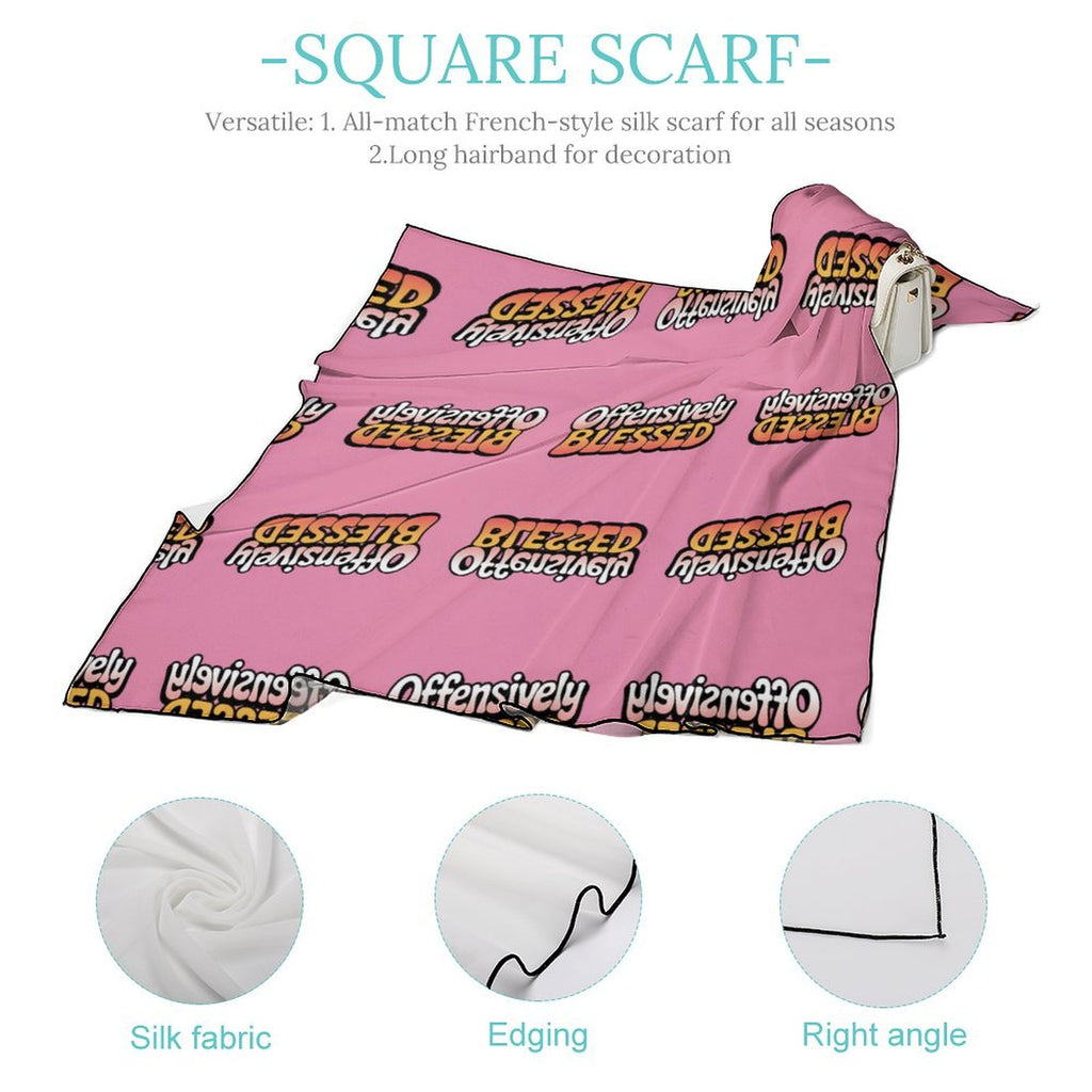Offensively Blessed🌺 silk scarves