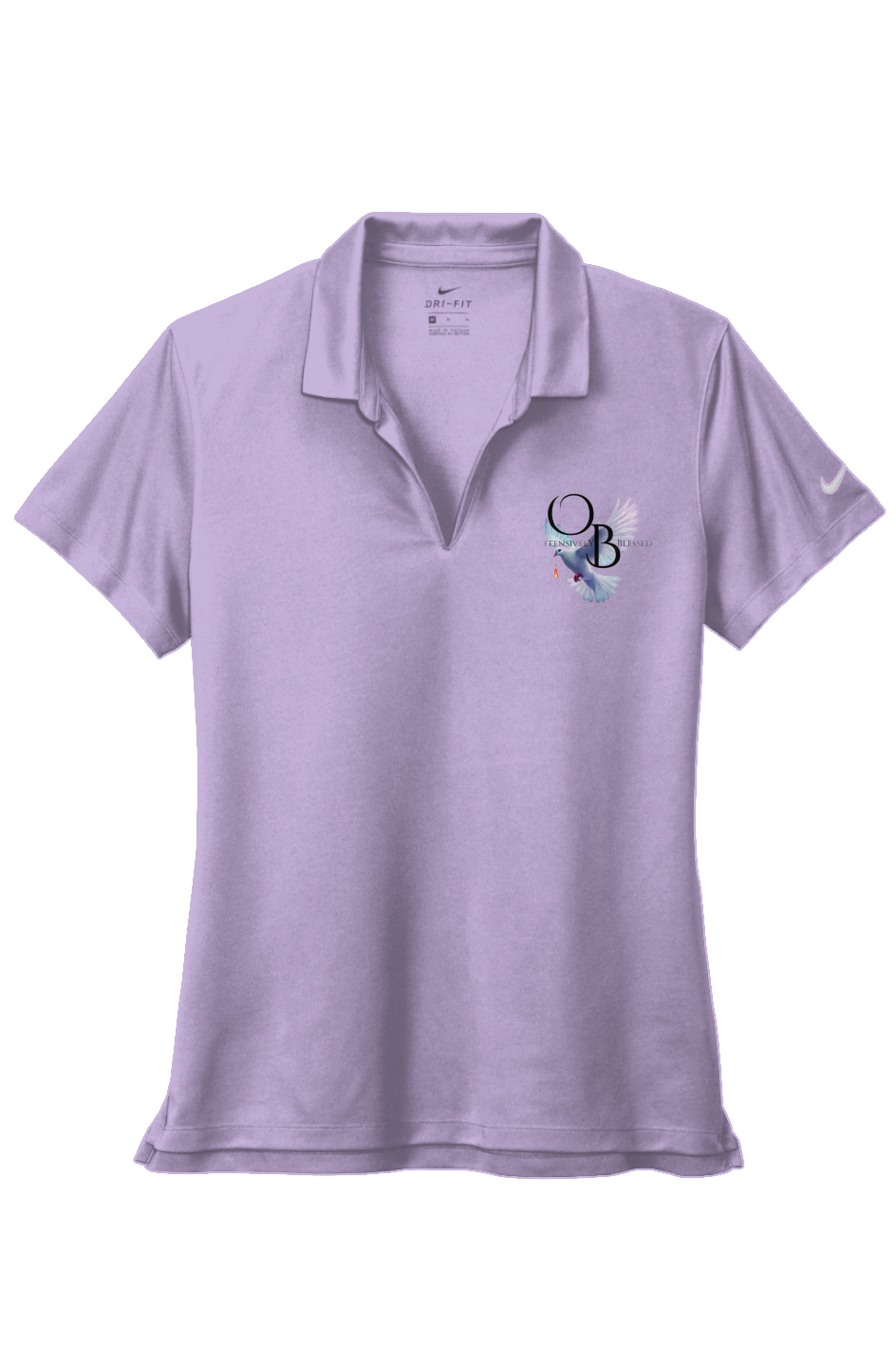 Offensively Blessed Nike Ladies Dri-FIT Micro Pique 2.0 Polo