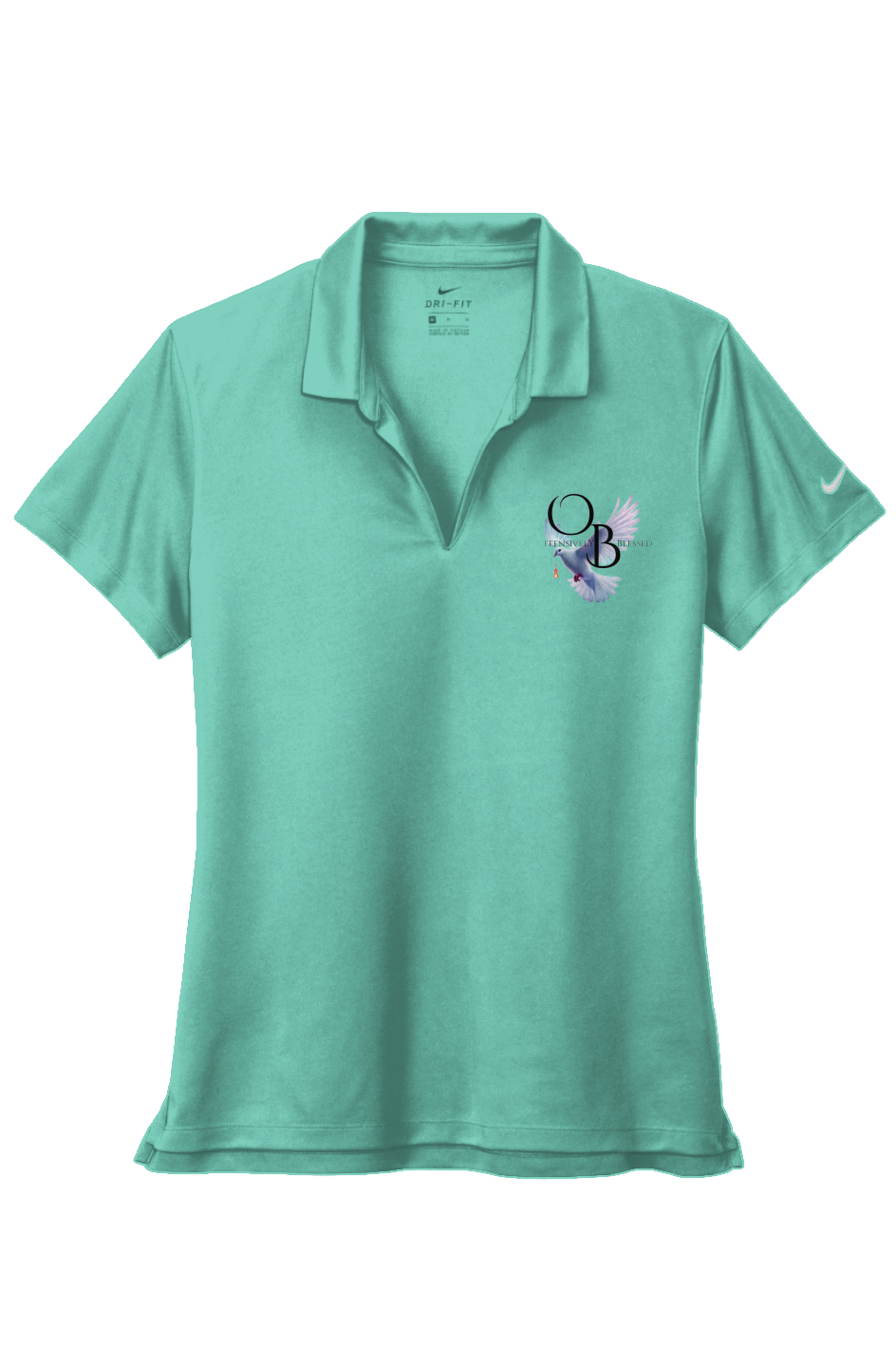 Offensively Blessed Nike Ladies Dri-FIT Micro Pique 2.0 Polo