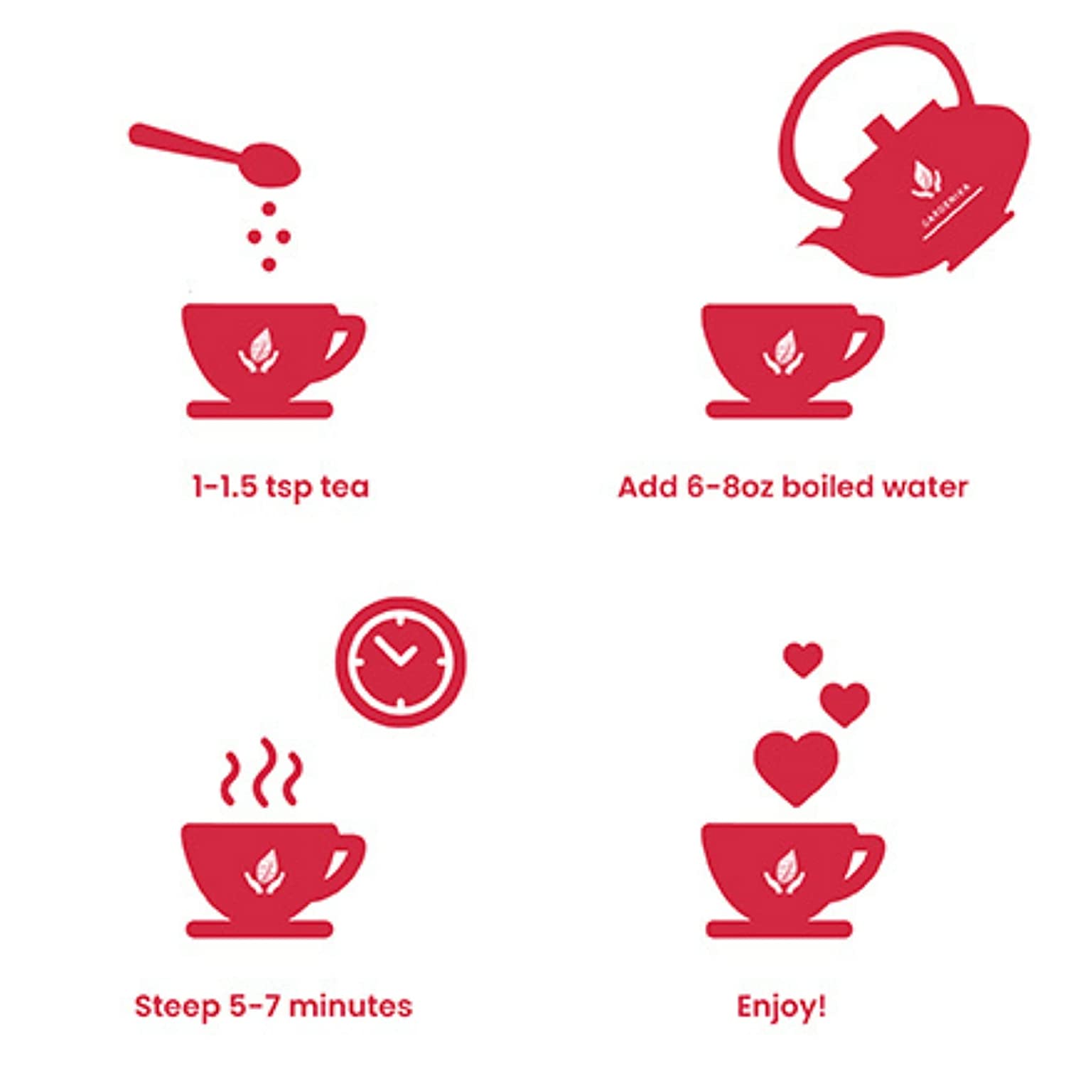 Bergamot Red Rooibos Loose Tea, Antioxidant Rich /w Bergamot Oil - Herbal & Caffeine-Free - Soothing & Comforting - Organic & Kosher