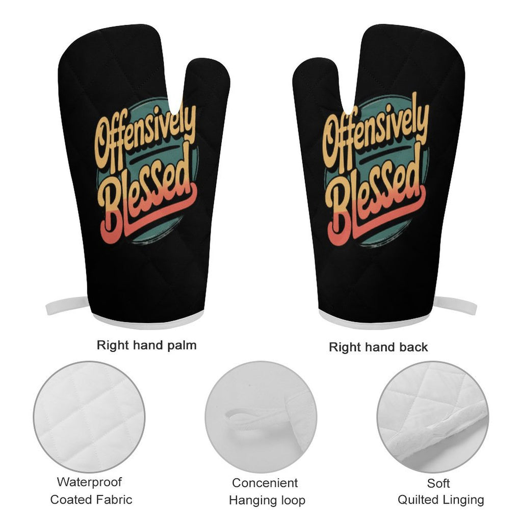 Insulation gloves different Heat Resistant Oven Mitt With Pot Holder