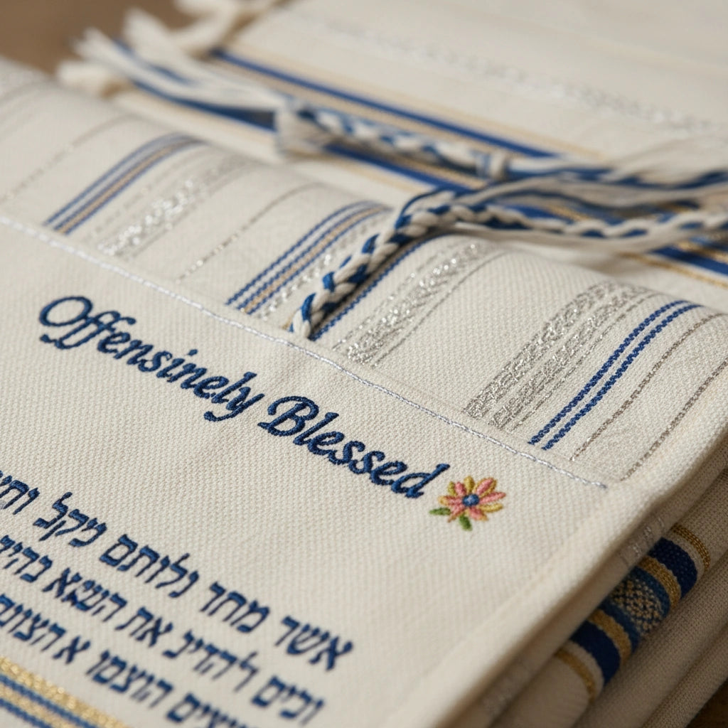 Offensively Blessed 🌺Prayer Tallit