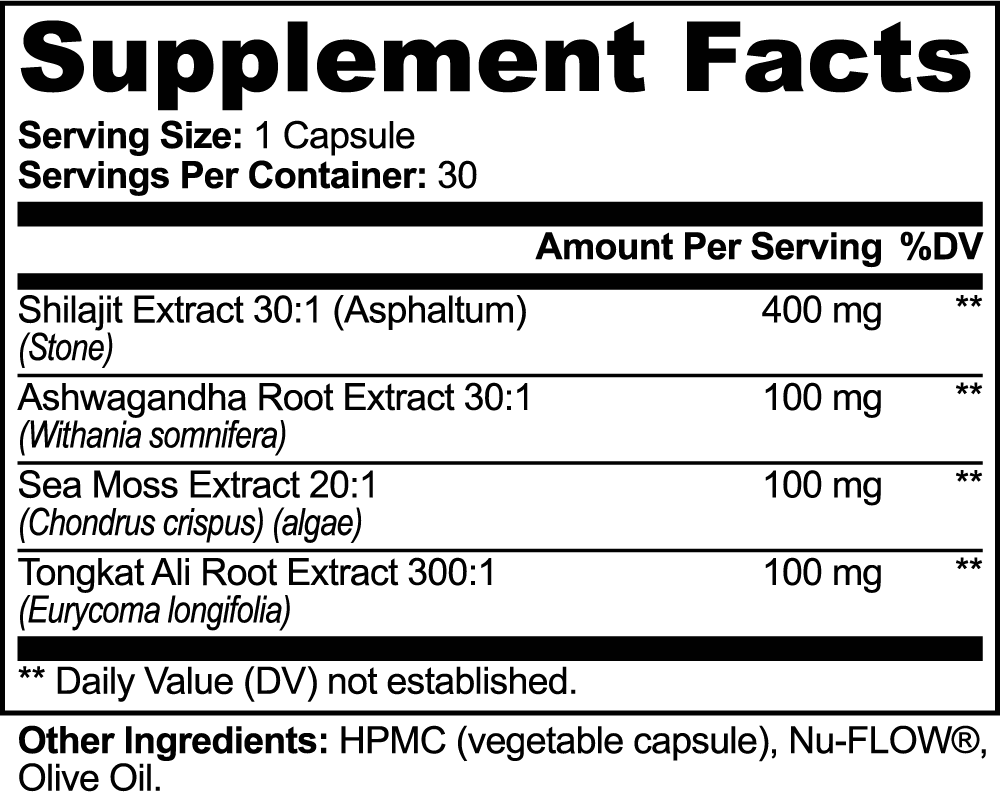 Offensively Blessed🌺Shilajit Adaptogen Complex