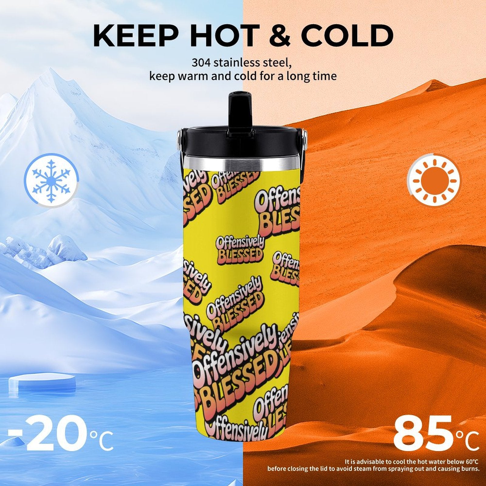 Large capacity car cup 30oz Travel Tumbler (USA)