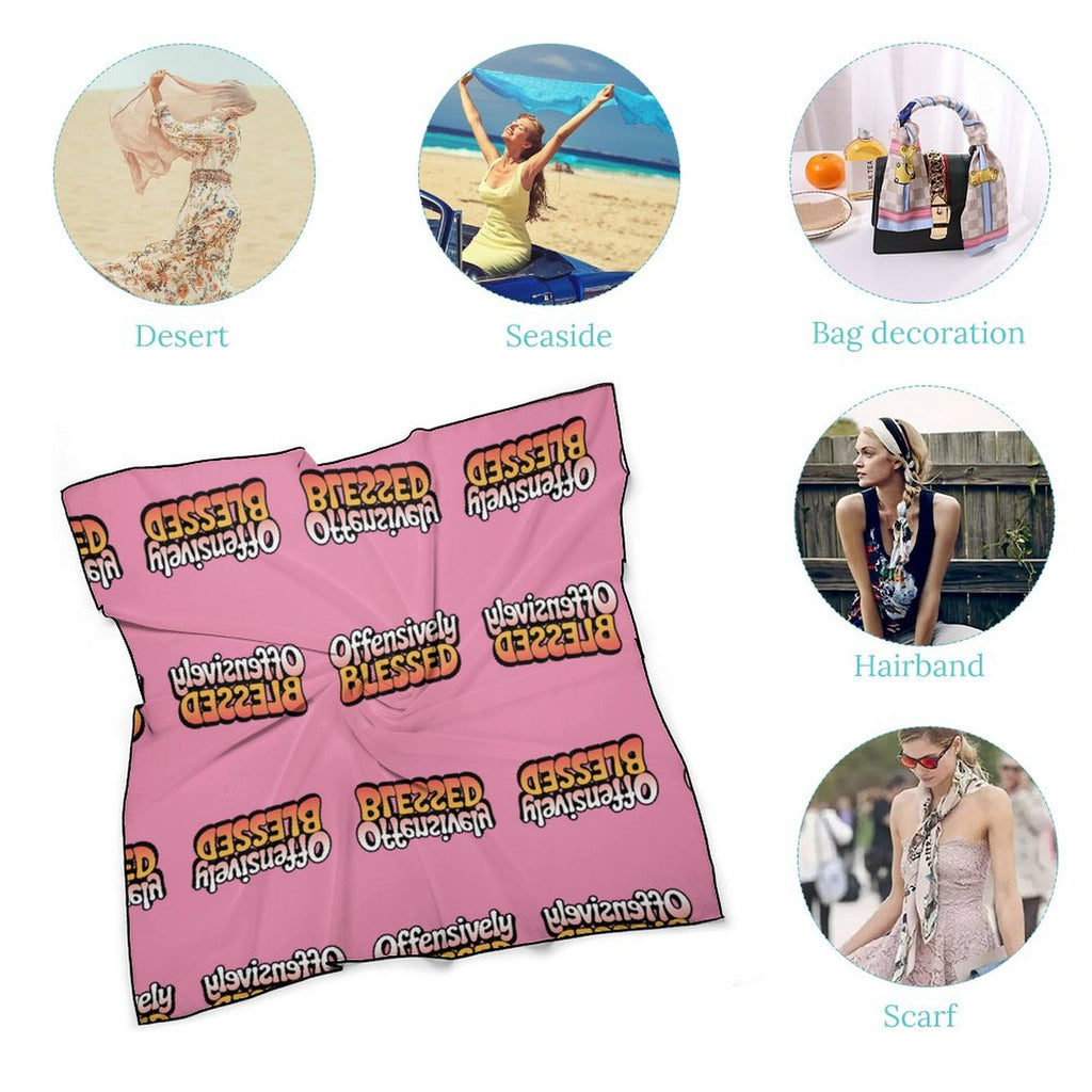 Offensively Blessed🌺 silk scarves