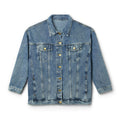 SEEN. BY GOD Women’s Oversized Denim Jacket – Faith Statement Streetwear