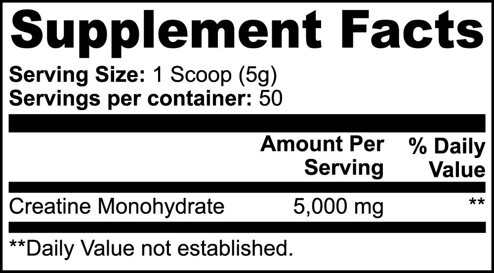 Offensively Blessed 🌺Creatine Monohydrate