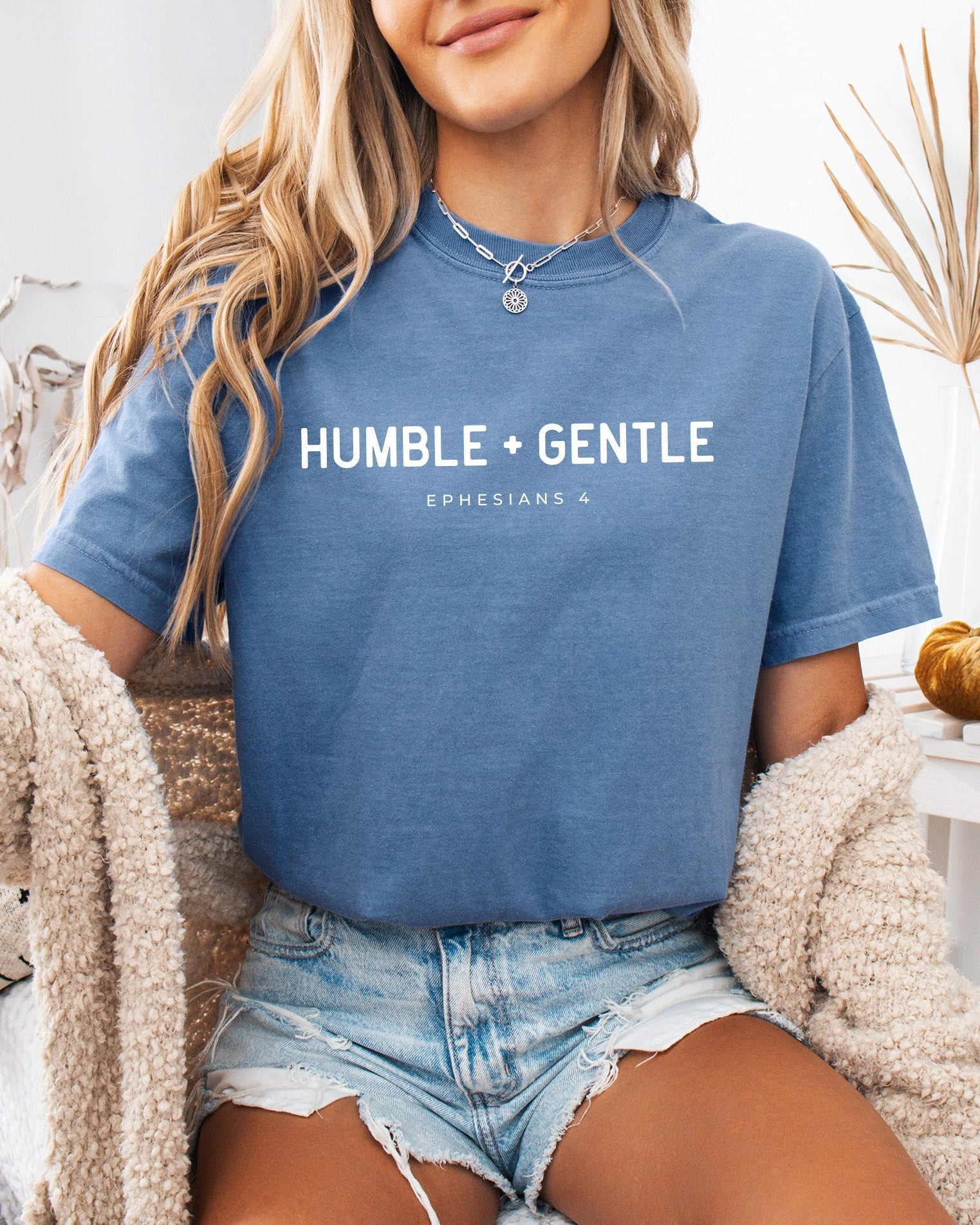 Humble & Gentle Christian Comfort Colors Garment Dyed T Shirt
