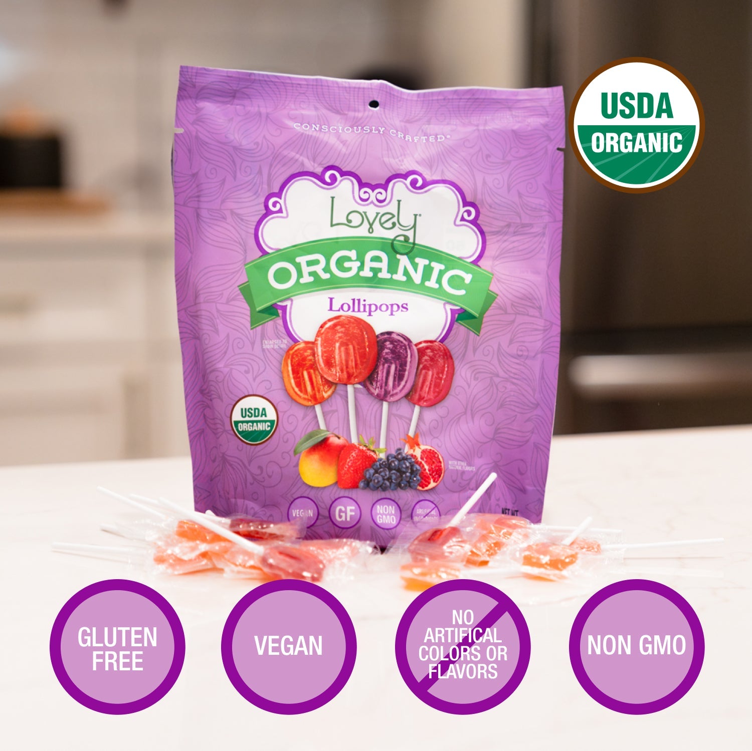 Organic Lollipops