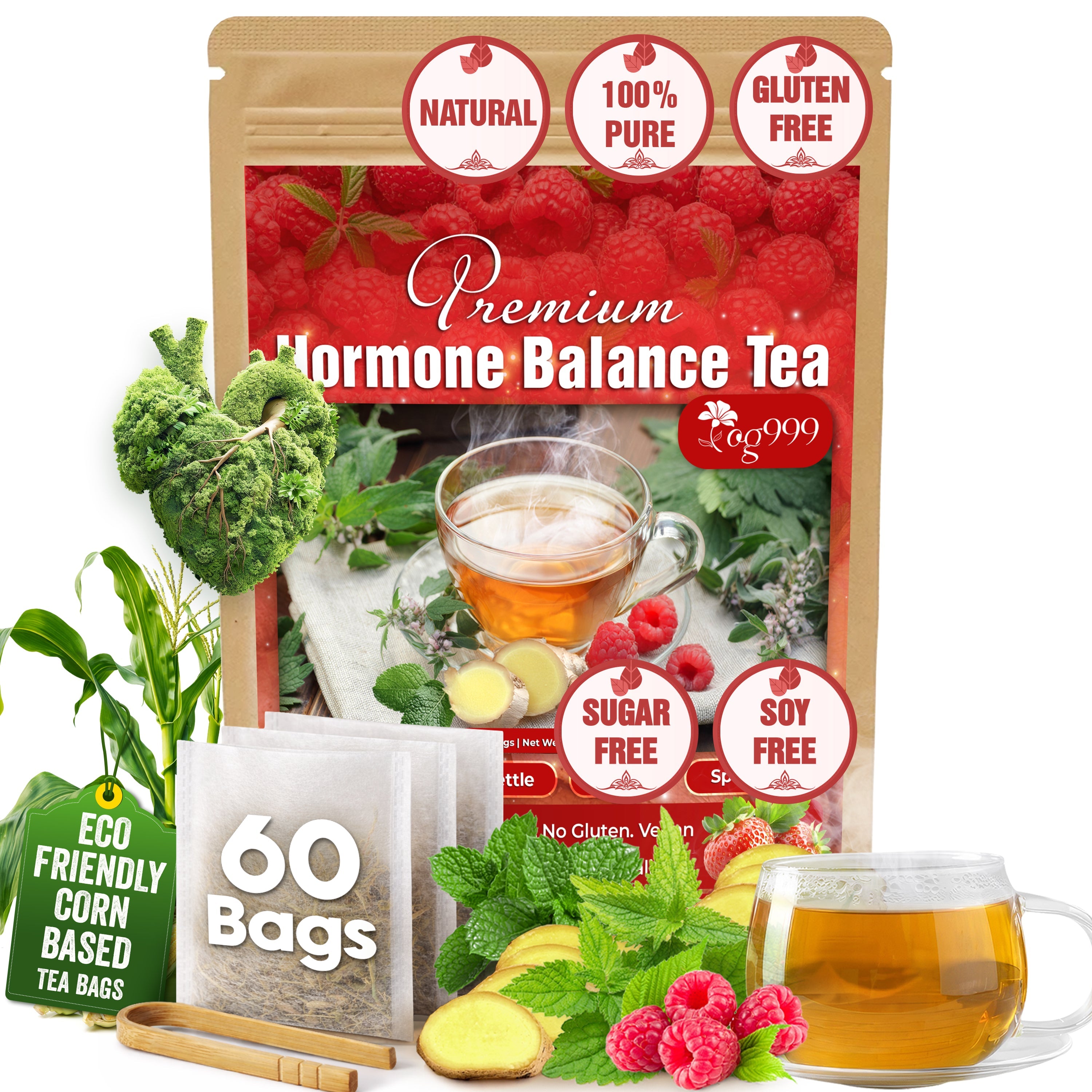 Hormone Balance Natural Menstrual Cycle Support Tea