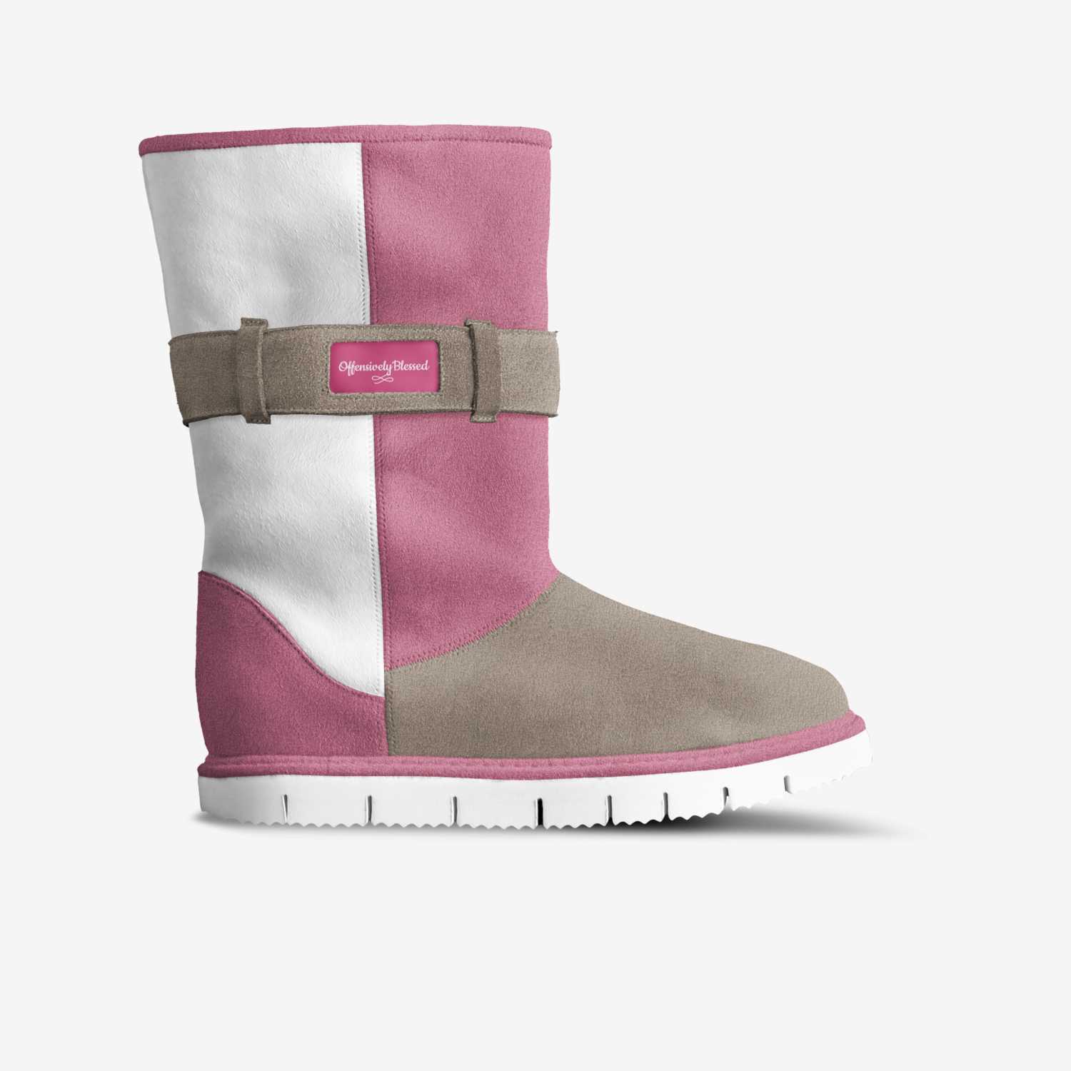 Offensively Blessed 🌺Belted mid-boot
