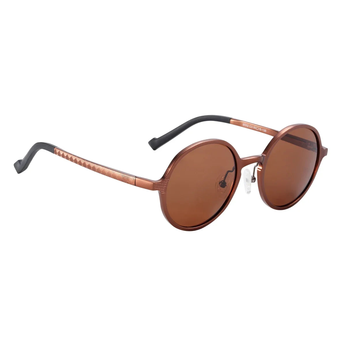 BARCUR Retro Round Trendy Polarized Sunglasses for Women – Vintage Fashionable Aluminum Magnesium Alloy Frame with UV400 Protection – Punk-Inspired Fashion Circular Sunglasses for Travel Business & Outdoor Style with Premium Gift Box