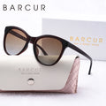 BARCUR Women’s Transparent Fashionable Cat Eye Sunglasses – Polarized UV400 Gradient Lenses for Summer Travel Party & Vacation – Comfortable Durable Best Gift Idea