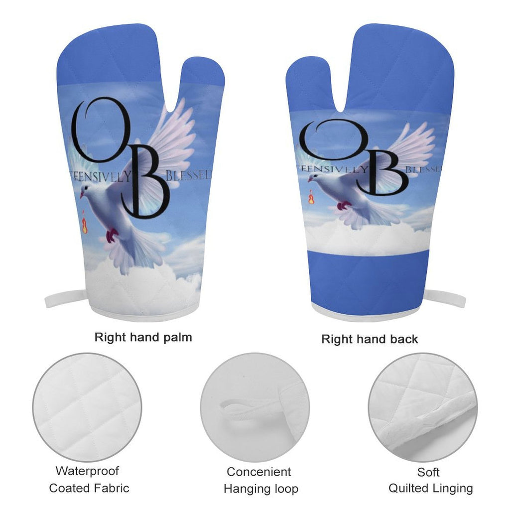 Insulation gloves different Heat Resistant Oven Mitt With Pot Holder